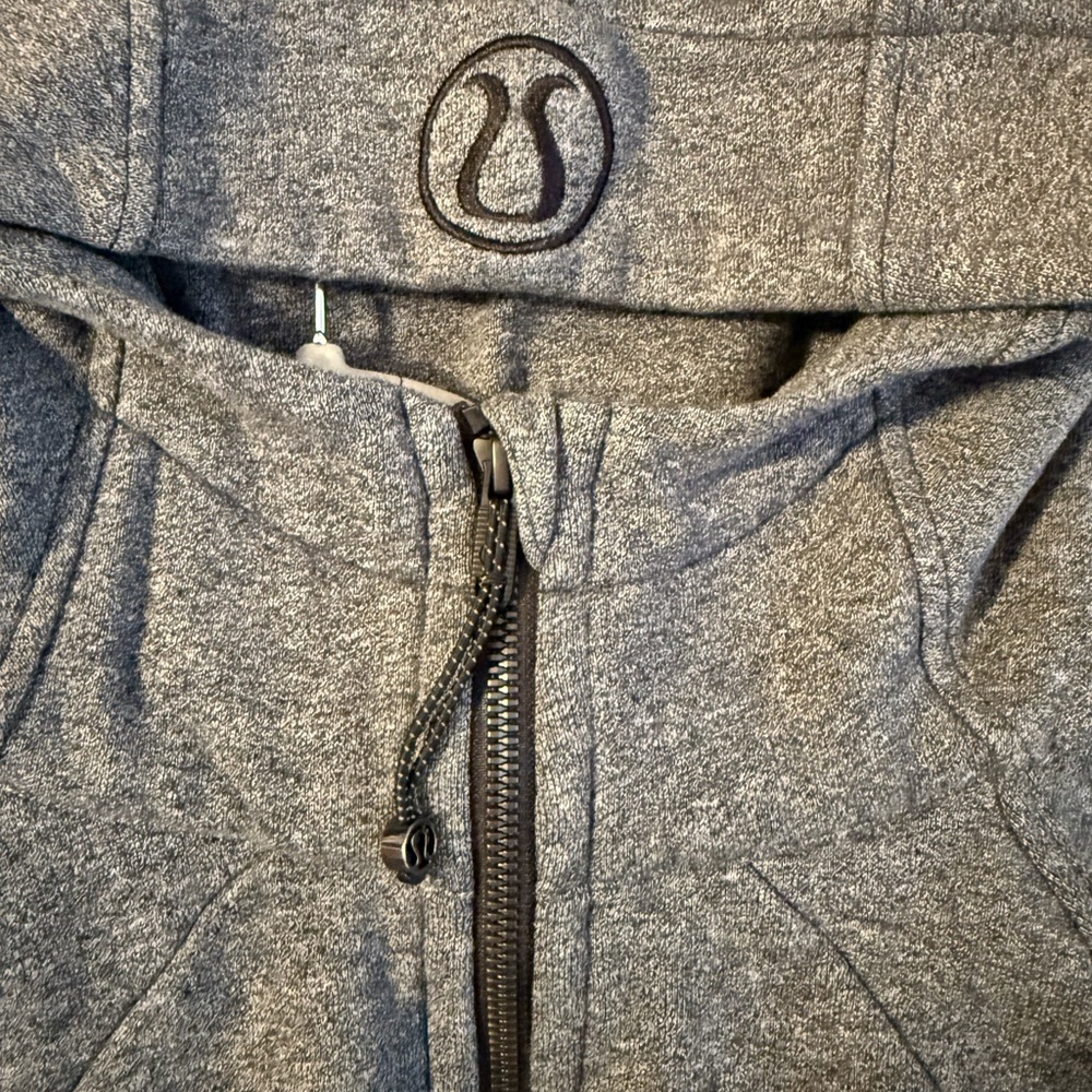 Lululemon Black and Gray scuba hoodie